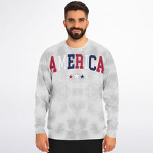 Load image into Gallery viewer, America Grey Ladies Sweatshirt
