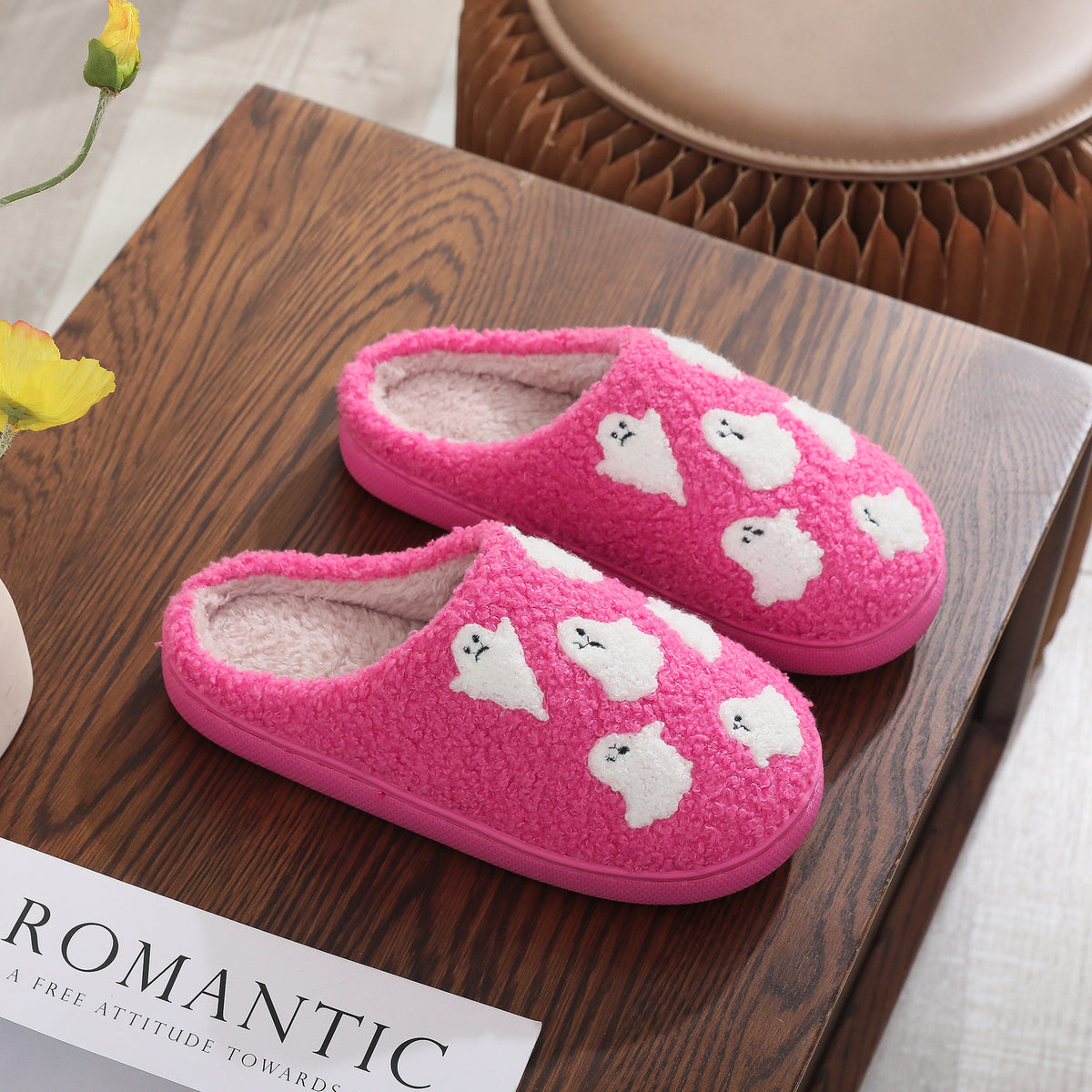 Halloween Cotton Unisex Indoor Home Slippers