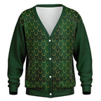 Golden Antler Green Cardigan