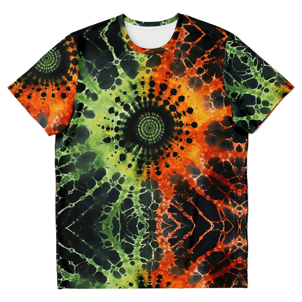 Ladies Tie Dye Eye Halloween T-shirt