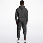 Men's America Black Acid Wash Hoodie & Jogger Set