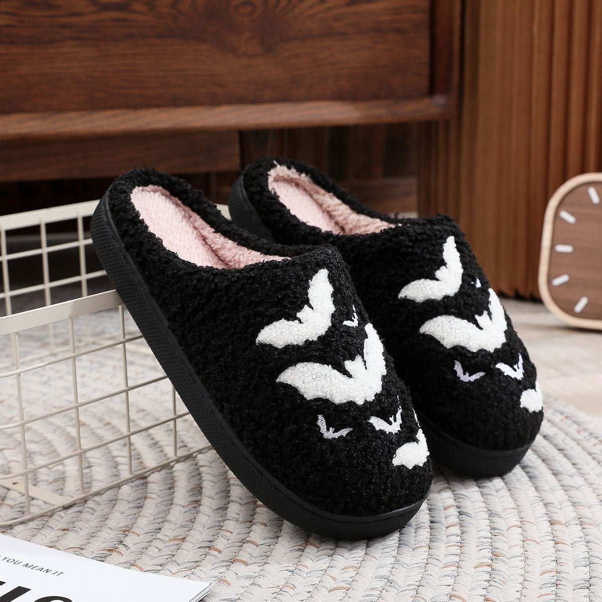 Halloween Cotton Unisex Indoor Home Slippers