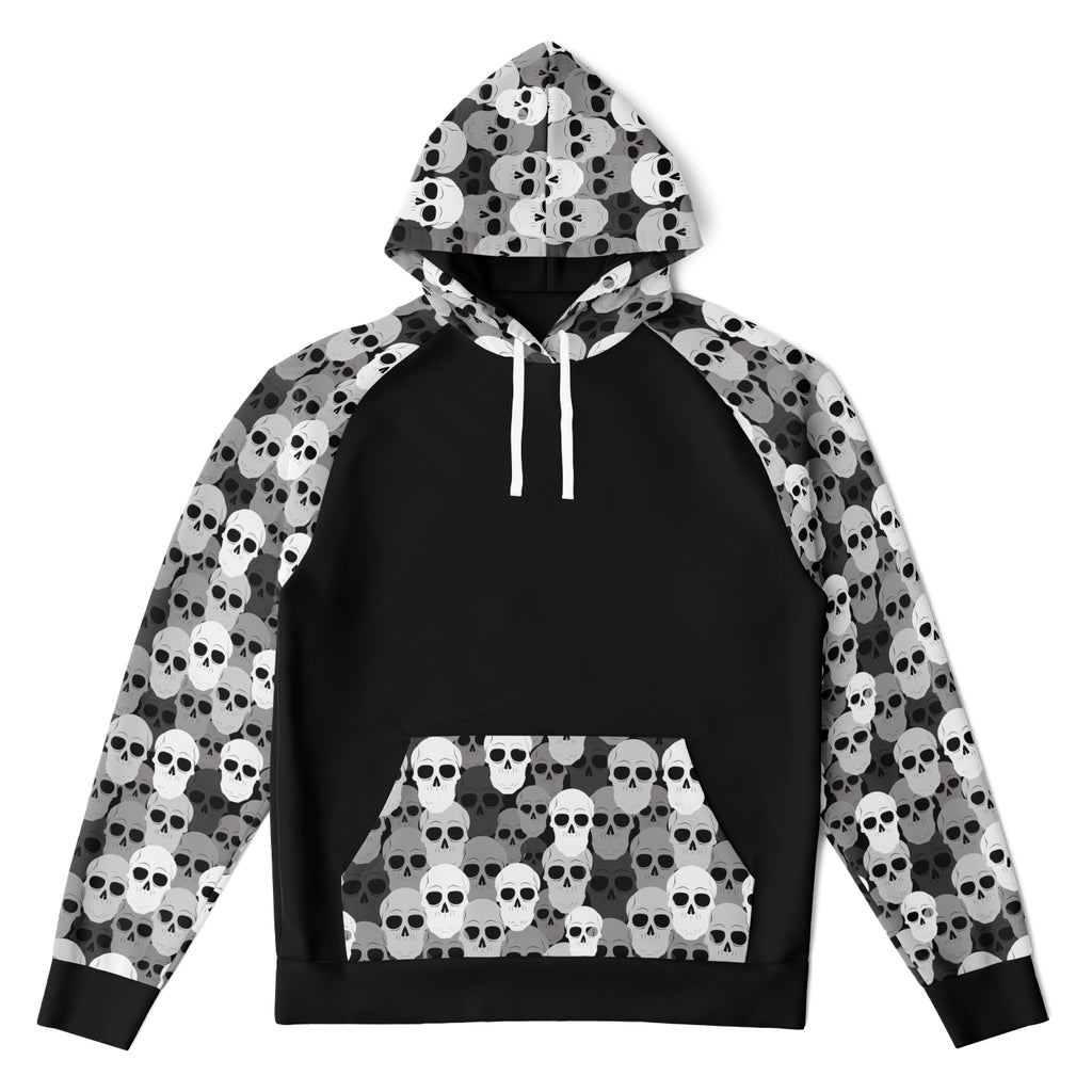 Skull Pile Raglan Hoodie