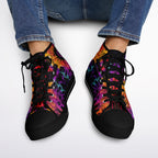 Tie Dye Eye Urban Peak High Top Shoes