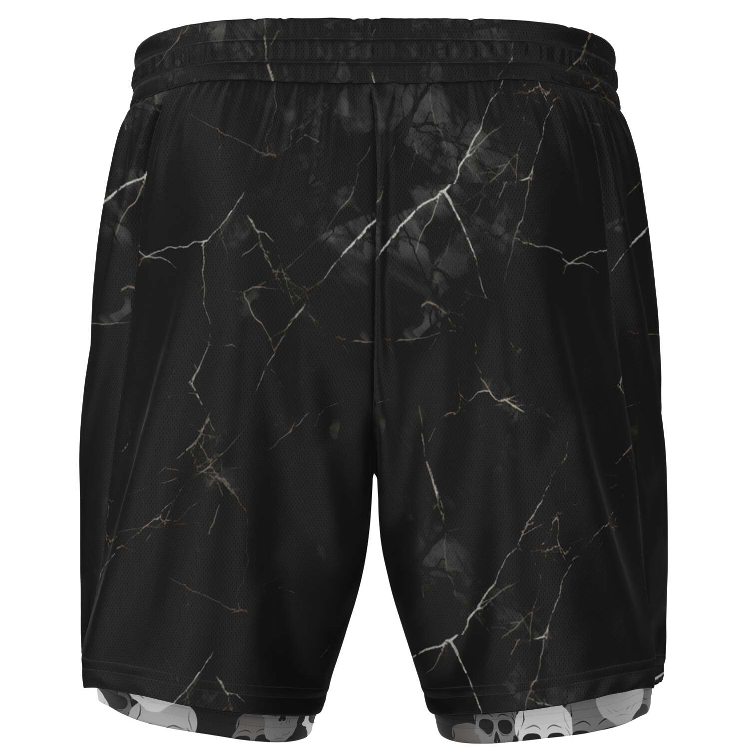 Pile of skulls Men's 2-in-1 Shorts