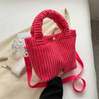 Plush shoulder bag
