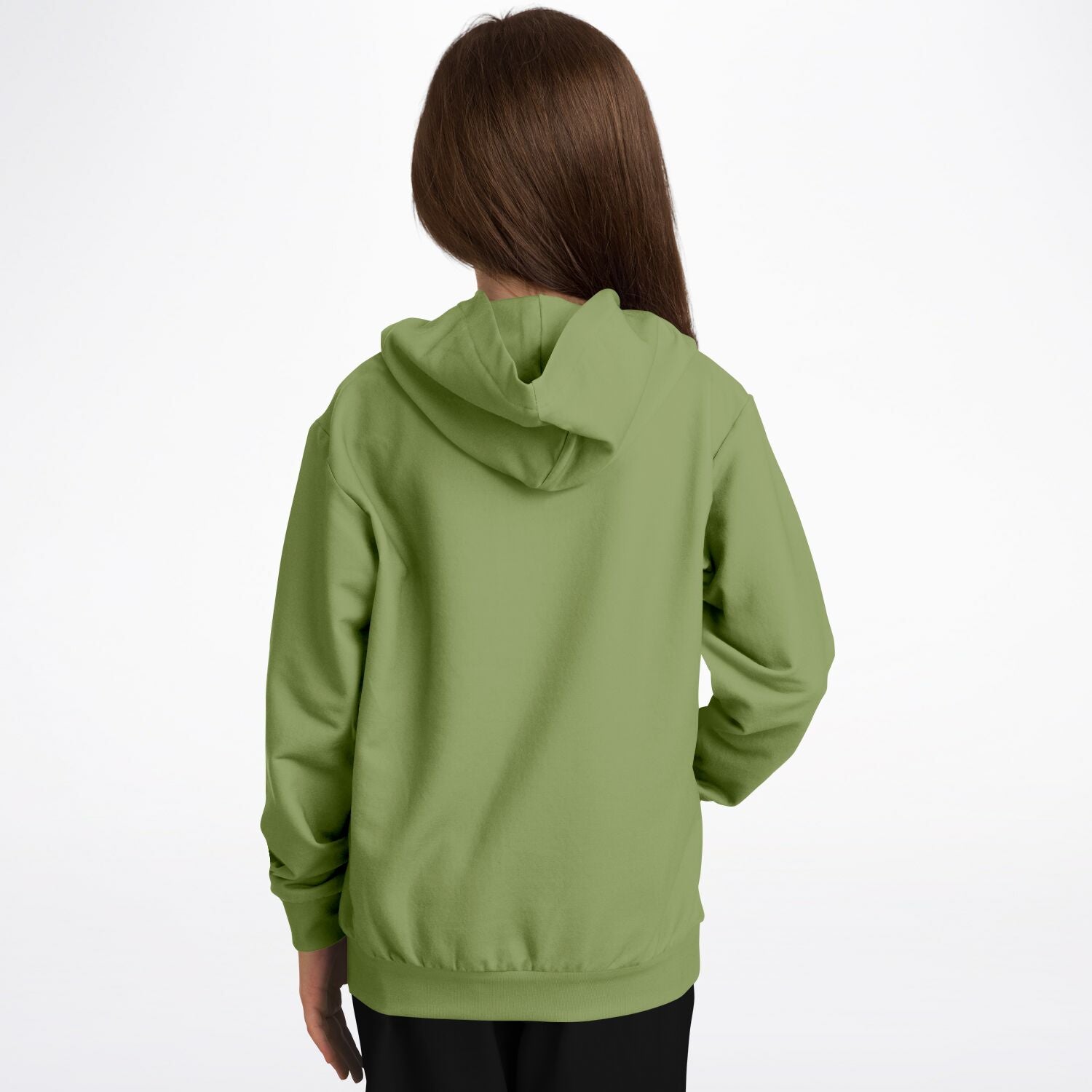 Moss Green Fashion Kids Hoodie