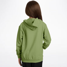 Load image into Gallery viewer, Moss Green Fashion Kids Hoodie
