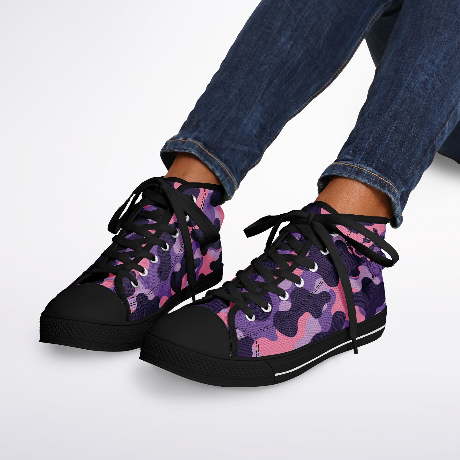 Purple Camo Urban Peak High Top Shoes