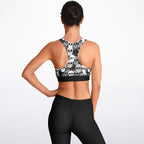 Pile of Skulls Padded Sports Bra