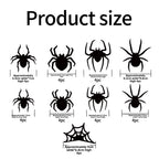 Halloween 3D Spider Bat LED Flashing Wall Stickers Decoration