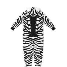 Load image into Gallery viewer, Kids Unisex Zebra Jumpsuit
