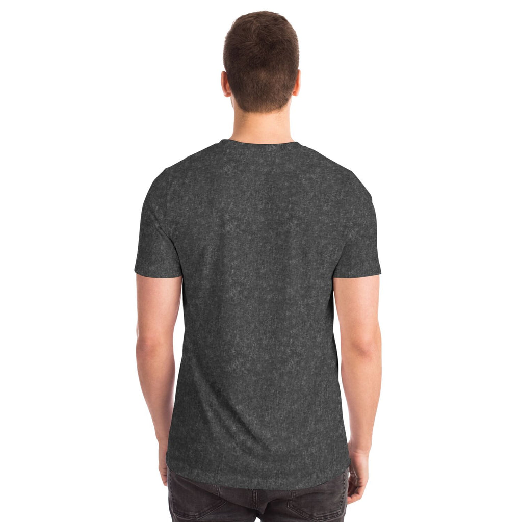 American Drip Black Acid Wash Men's Pocket T-shirt