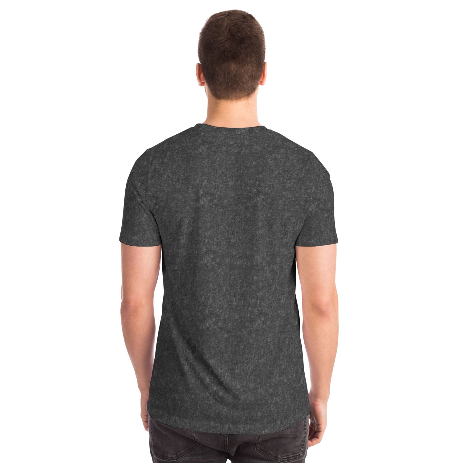 American Drip Black Acid Wash Men's Pocket T-shirt