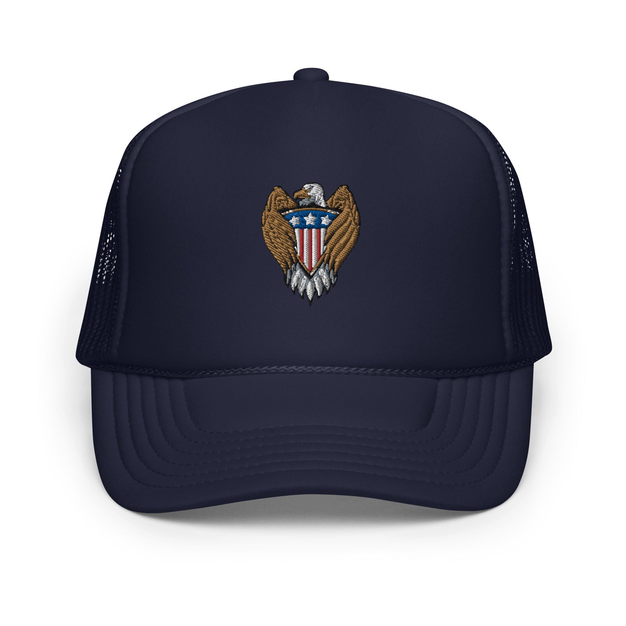 America Shield Eagle Foam Trucker Hat
