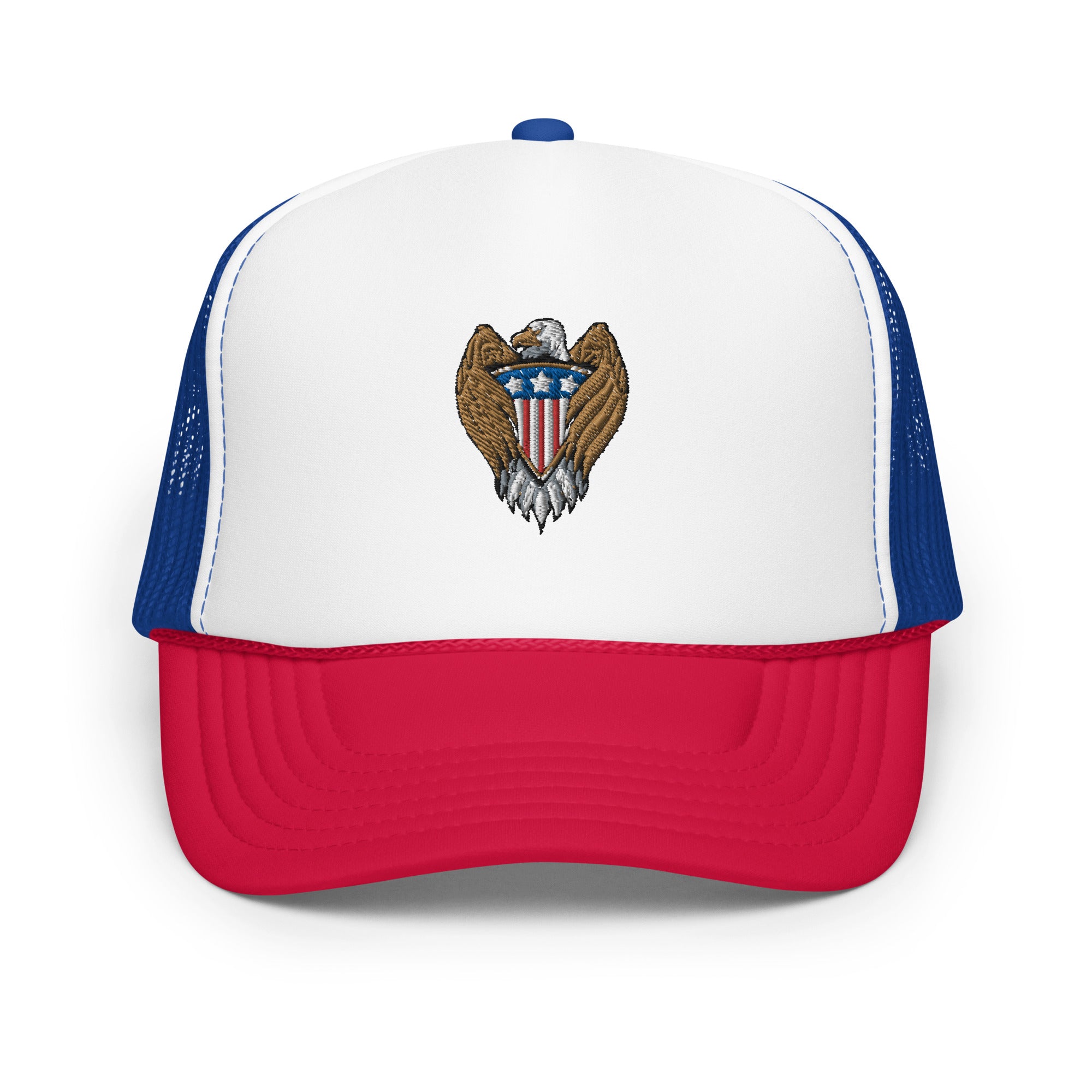 America Shield Eagle Foam Trucker Hat