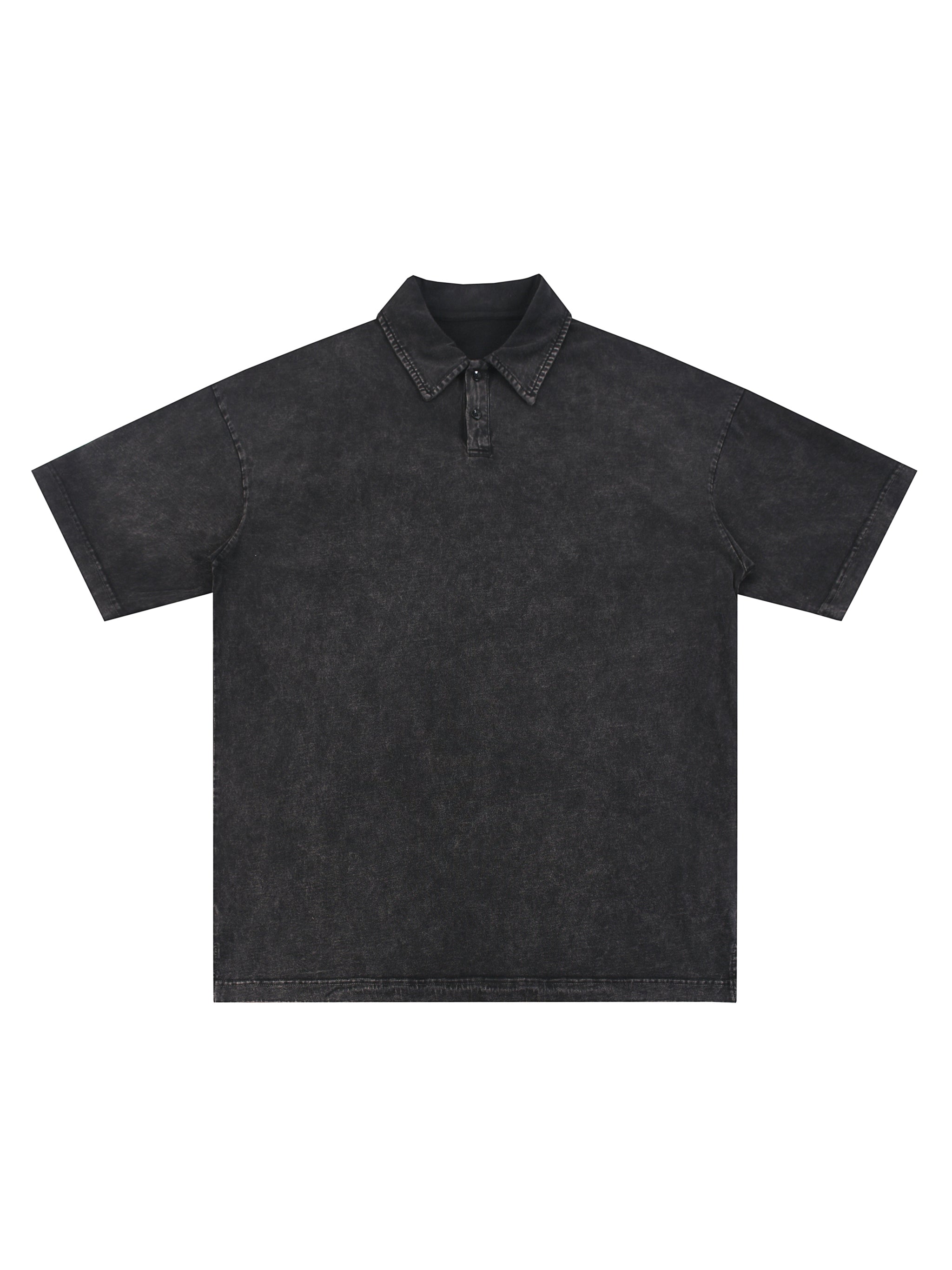Classic Jacko Lantern Silhouette Heavyweight Snow-Washed Polo T-Shirt