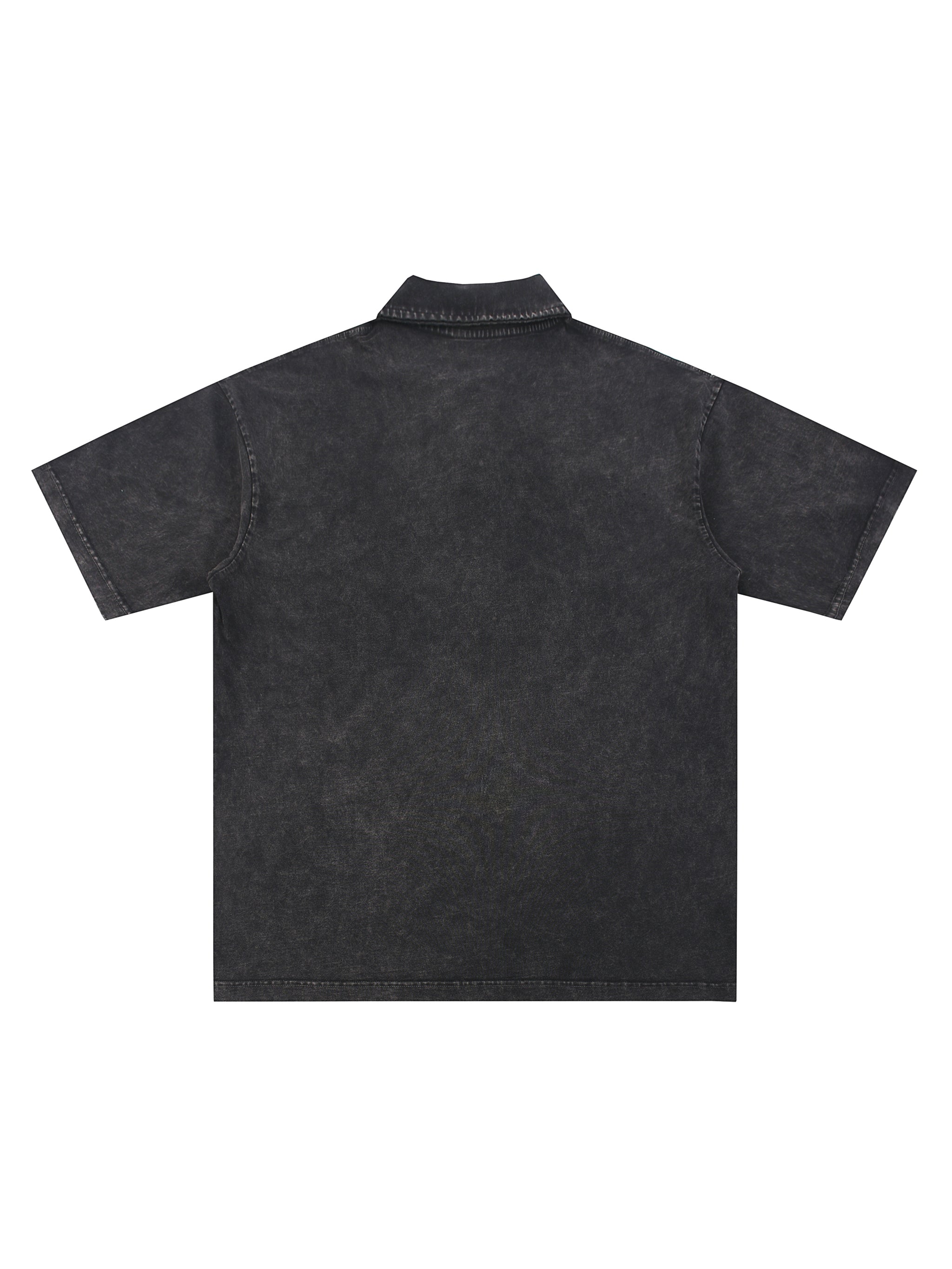 Classic Jacko Lantern Silhouette Heavyweight Snow-Washed Polo T-Shirt