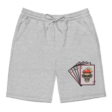 Load image into Gallery viewer, Killer Poker Hand Men&#39;s fleece shorts
