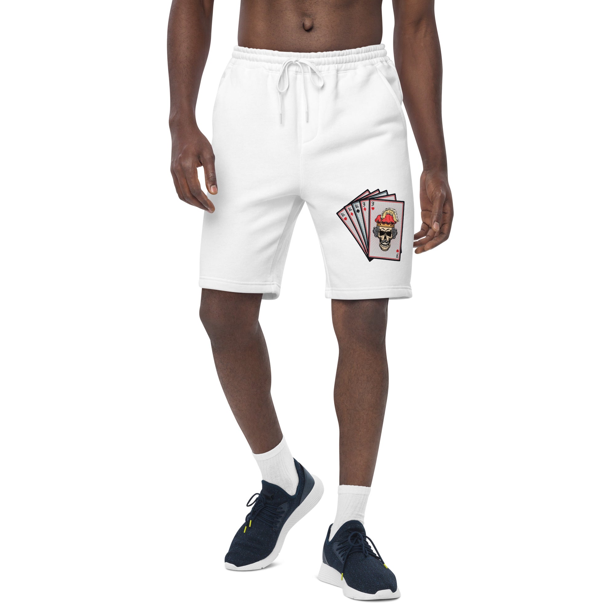 Killer Poker Hand Men's fleece shorts