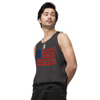 Wavy Flag Men’s premium tank top