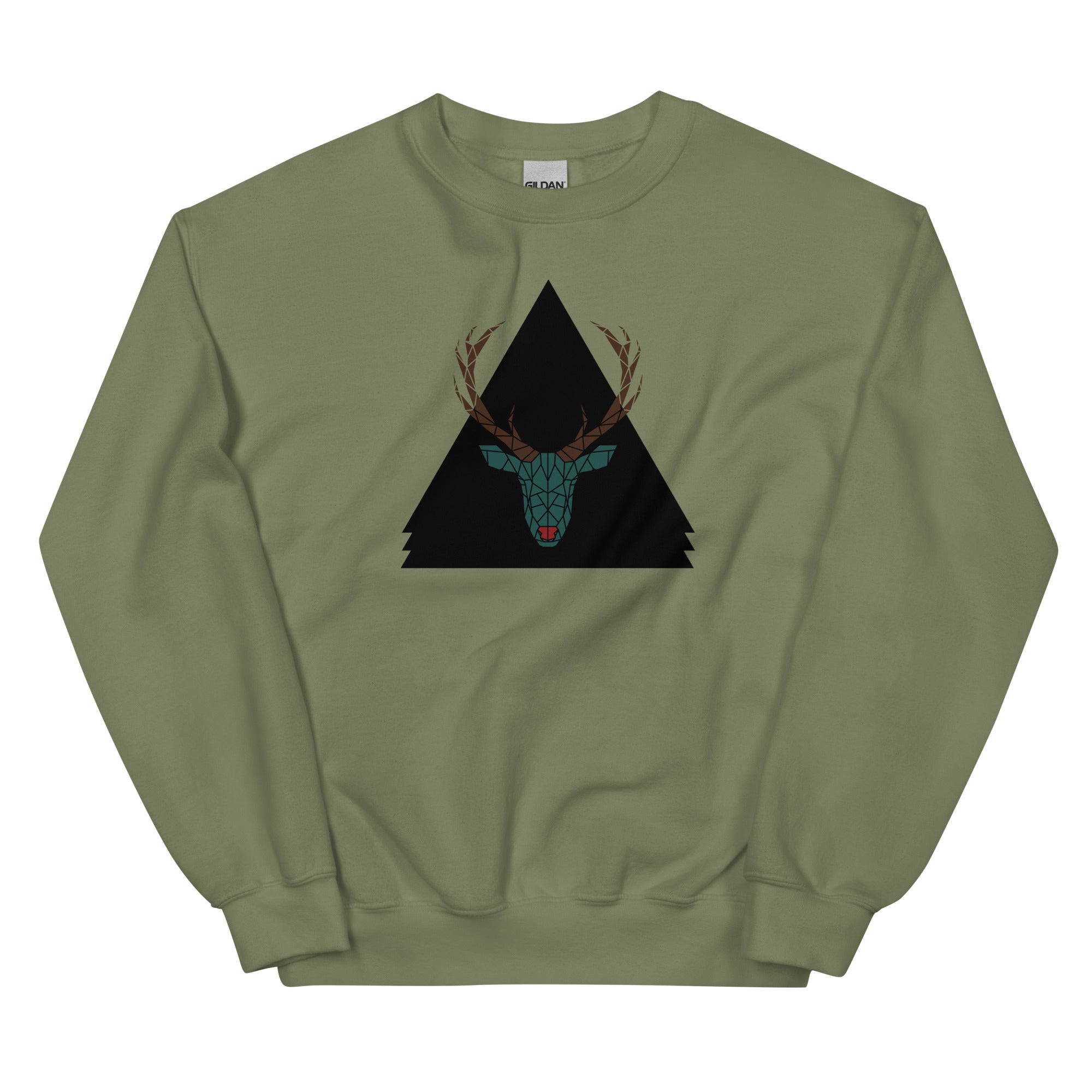 Geometric Deer Men's Sweatshirt