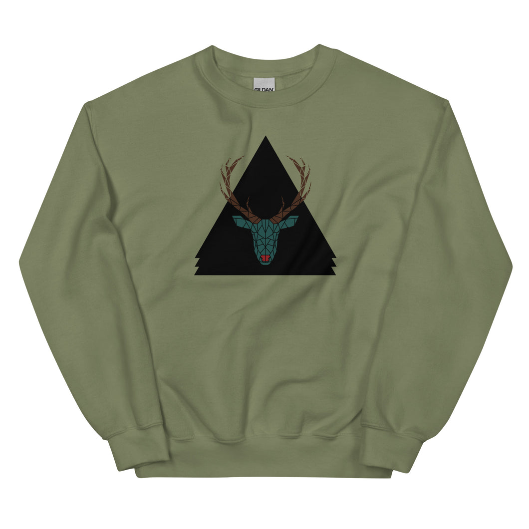 Geometric Deer Men's Sweatshirt