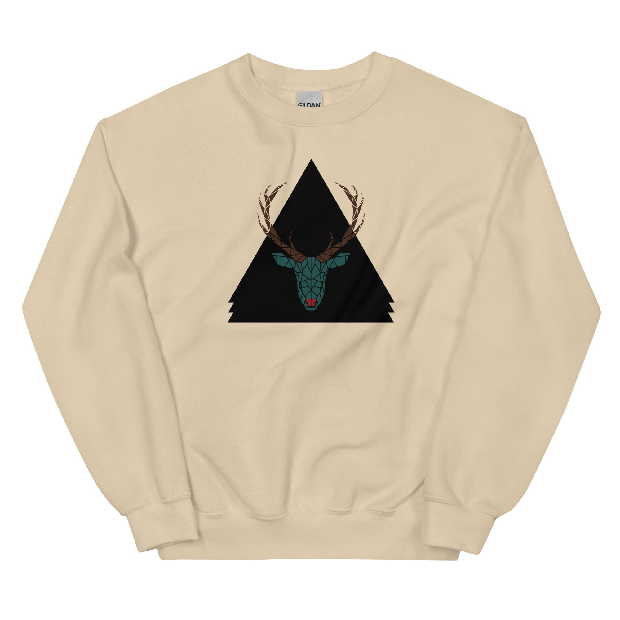 Geometric Deer Men's Sweatshirt