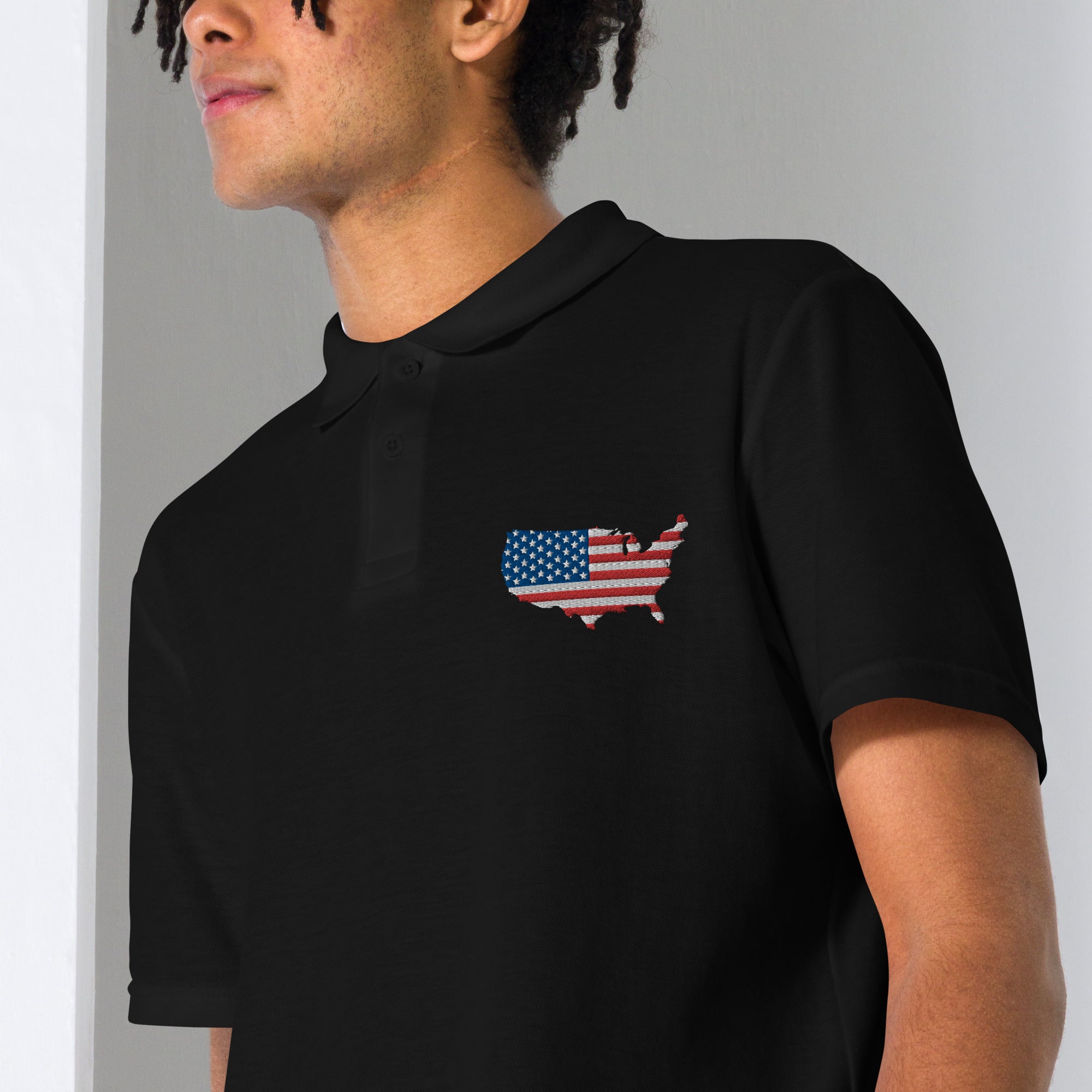 America Silhouette polo shirt