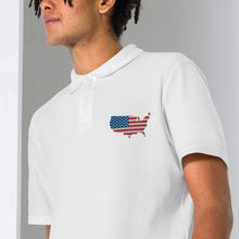 Load image into Gallery viewer, America Silhouette polo shirt
