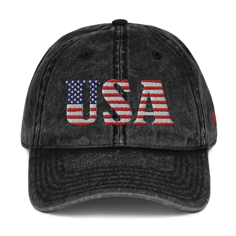 USA Vintage Cotton Twill Cap