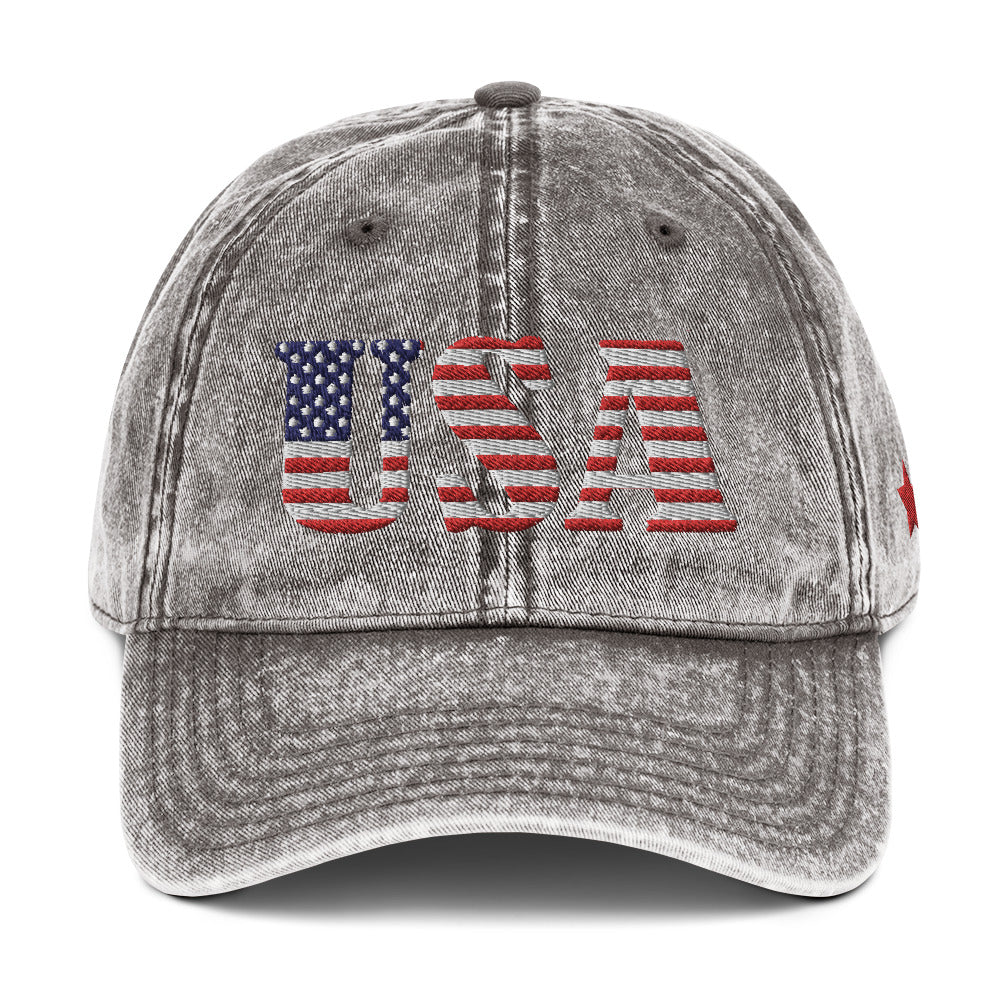 USA Vintage Cotton Twill Cap