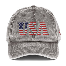 Load image into Gallery viewer, USA Vintage Cotton Twill Cap
