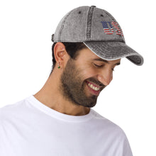 Load image into Gallery viewer, USA Vintage Cotton Twill Cap
