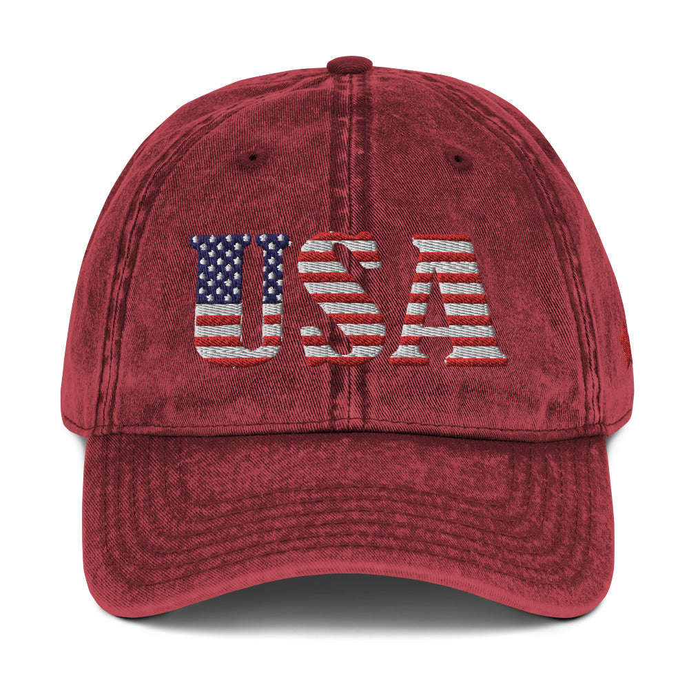 USA Vintage Cotton Twill Cap