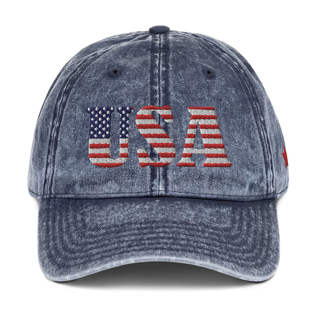 USA Vintage Cotton Twill Cap