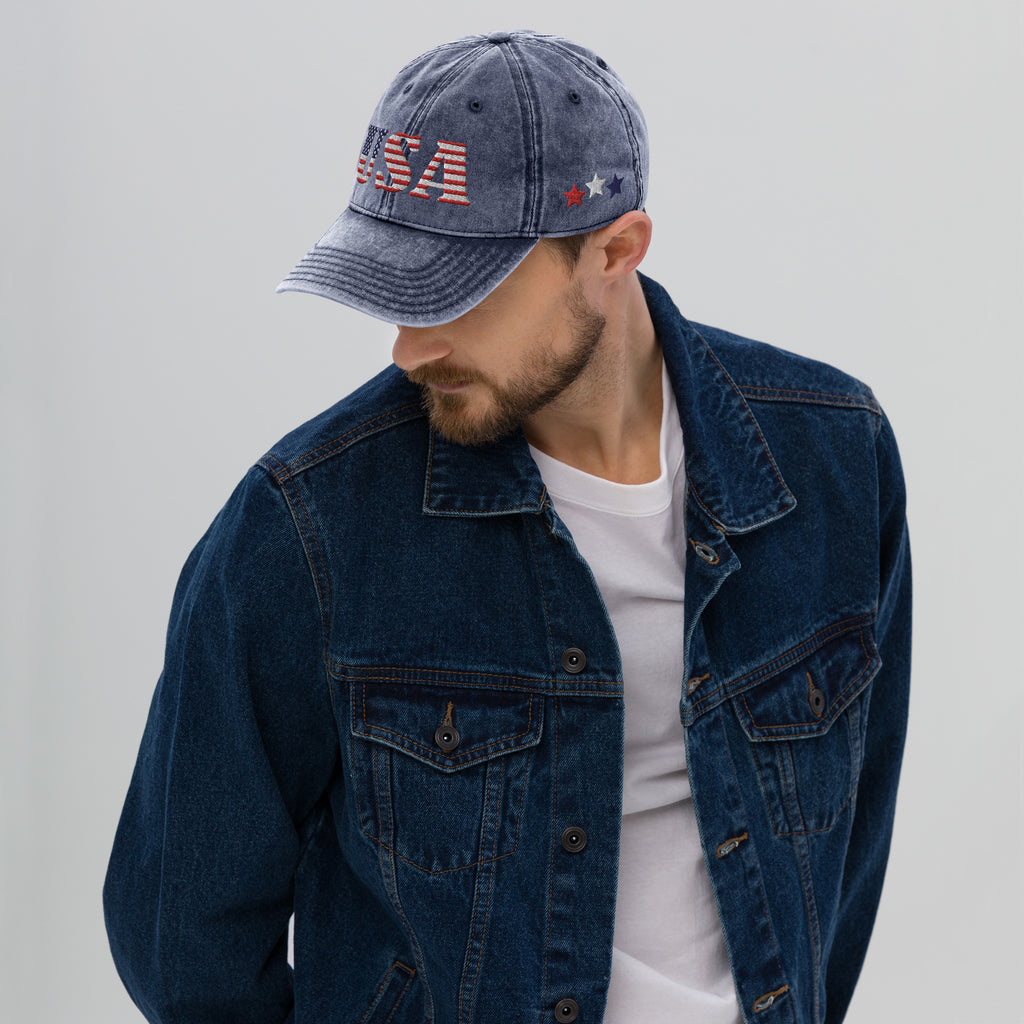 USA Vintage Cotton Twill Cap