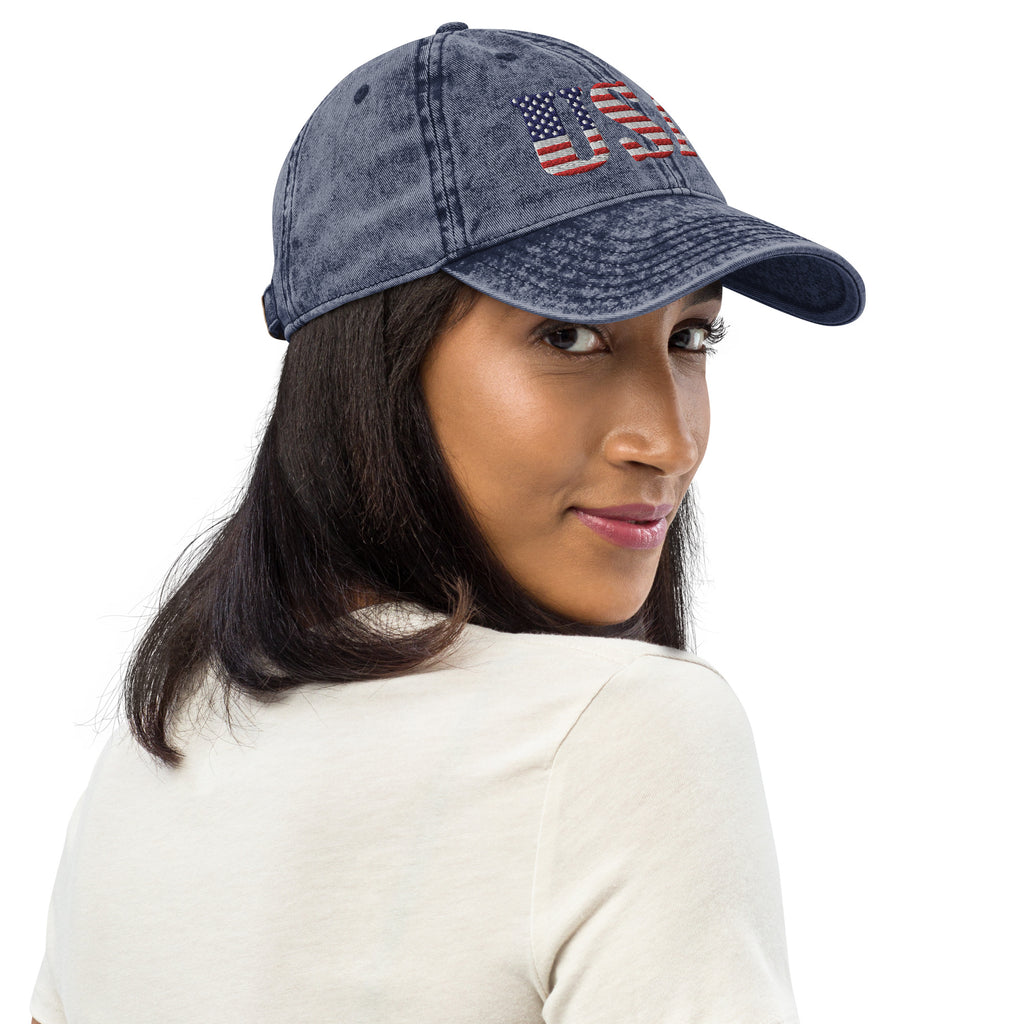 USA Vintage Cotton Twill Cap