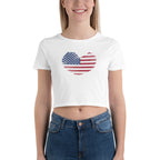 American Heart Women’s Crop Tee