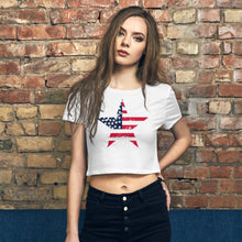 Load image into Gallery viewer, American Star Women’s Crop Tee
