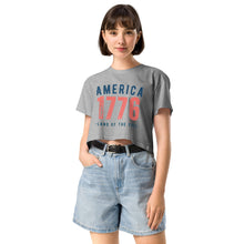 Load image into Gallery viewer, 1776 Women’s crop top
