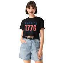 Load image into Gallery viewer, 1776 Women’s crop top
