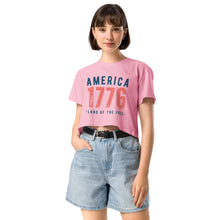 Load image into Gallery viewer, 1776 Women’s crop top
