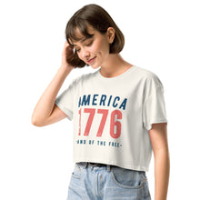 Load image into Gallery viewer, 1776 Women’s crop top
