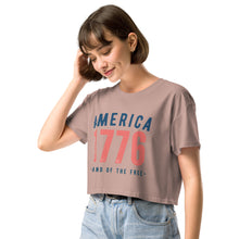 Load image into Gallery viewer, 1776 Women’s crop top
