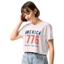 Load image into Gallery viewer, 1776 Women’s crop top
