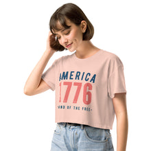 Load image into Gallery viewer, 1776 Women’s crop top
