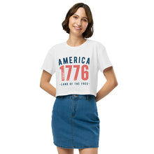 Load image into Gallery viewer, 1776 Women’s crop top
