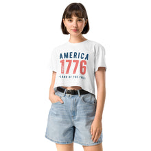 Load image into Gallery viewer, 1776 Women’s crop top
