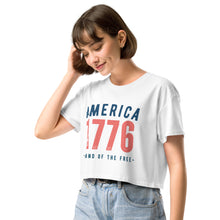 Load image into Gallery viewer, 1776 Women’s crop top
